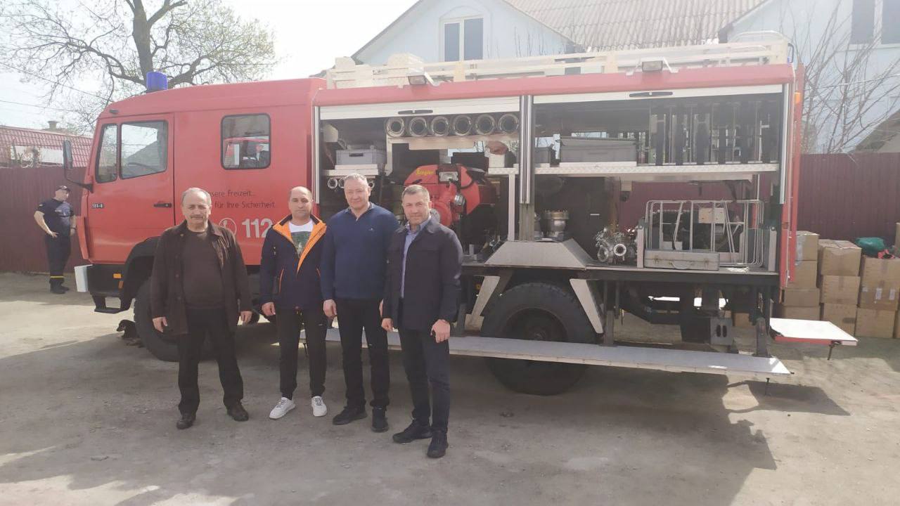 Пожежній частині у місті Вилкове передали нову техніку