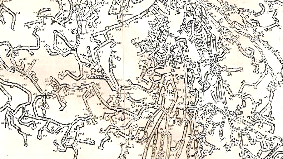 карта одеських катакомб