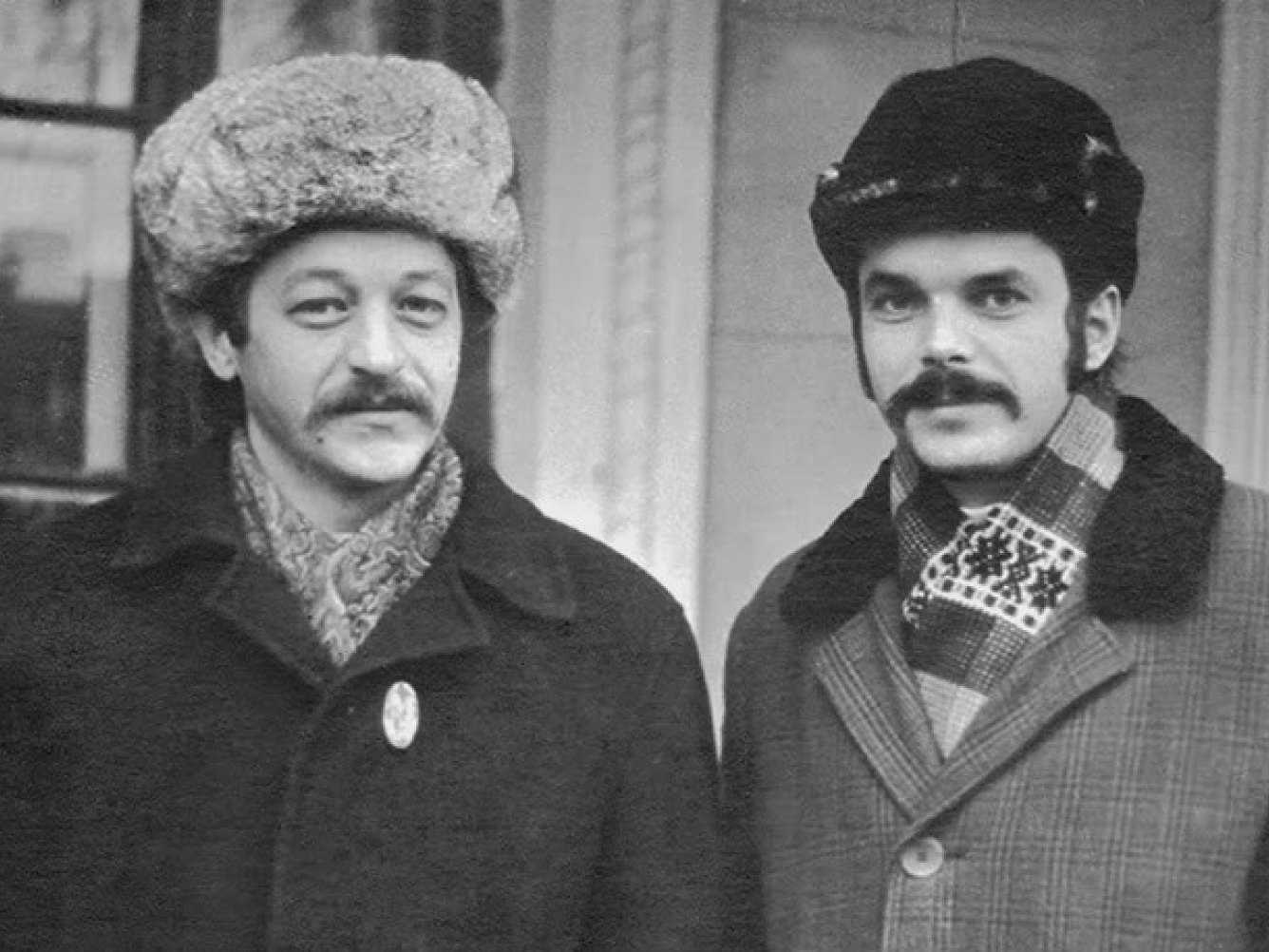 Мирослав Маринович (праворуч), Микола Матусевич, 1970 рік