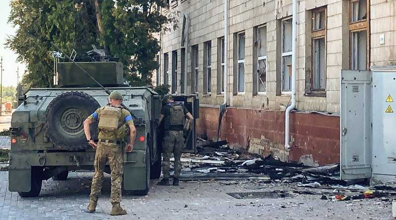 Українські військові в Суджі Курської області