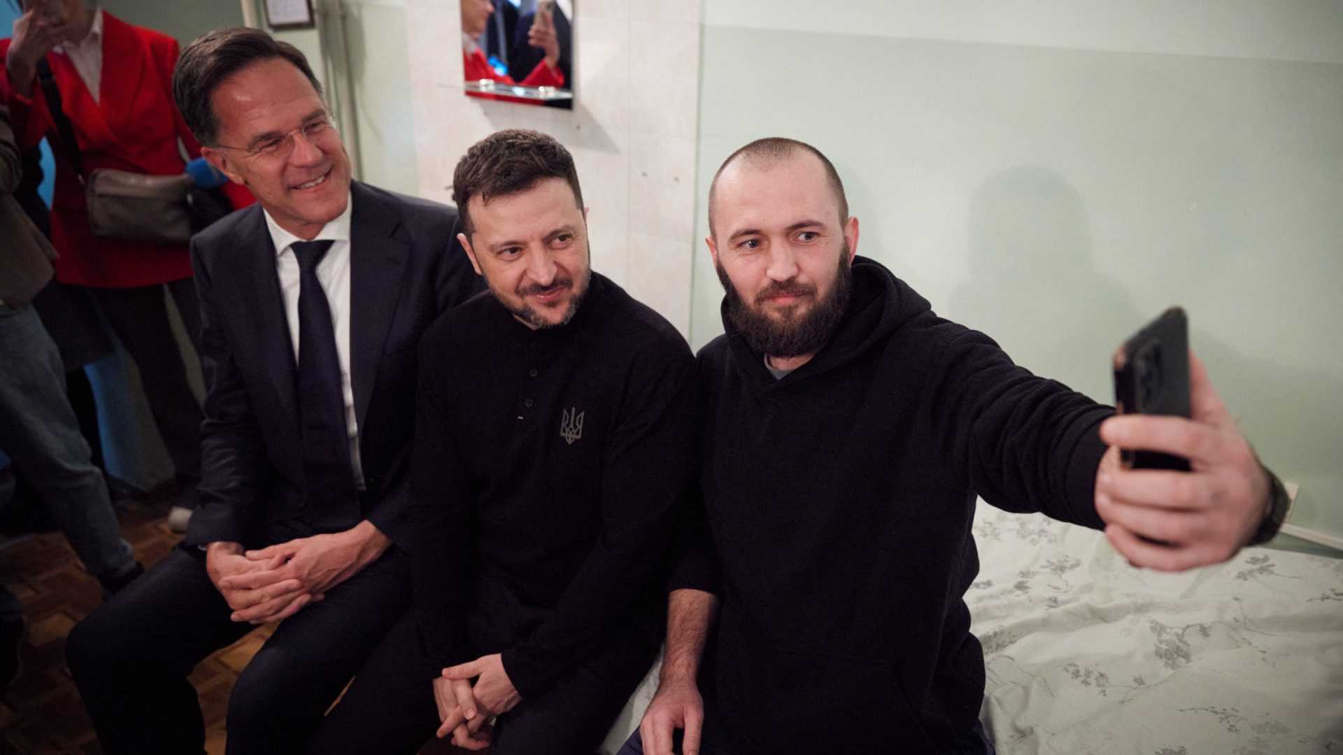 Володимир Зеленський і Марк Рютте в Одесі 15 квітня 2025 року