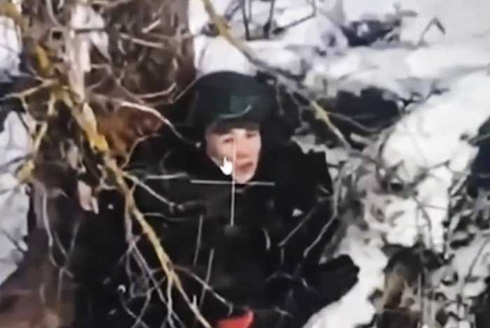 Кадри з Курської області Росії, дрон 22 бригади зафіксував двох північнокорейських військовослужбовців під час штурмових дій.