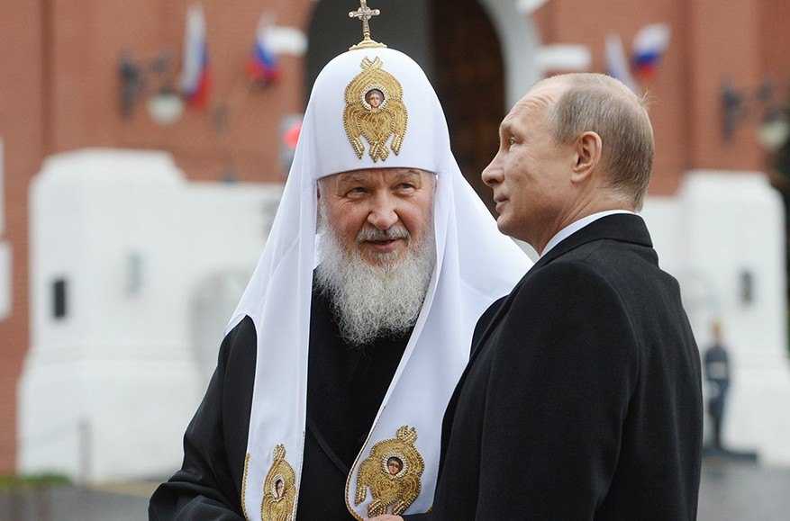 Глава РПЦ патріарх Кирило та президент РФ Володимир Путін