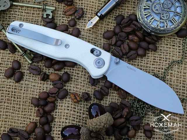 Нож Kubey Breeze White